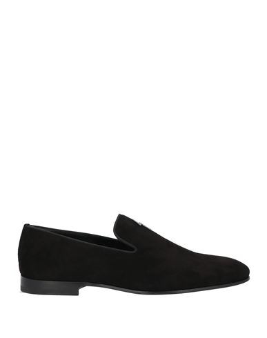 Shop Giuseppe Zanotti Man Loafers Black Size 9 Soft Leather