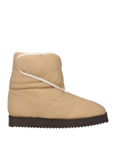 Gia Borghini Woman Ankle Boots Sand Size 6 Textile Fibers In Multi