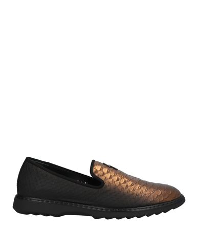 Giuseppe Zanotti Man Loafers Bronze Size 14 Soft Leather In Yellow