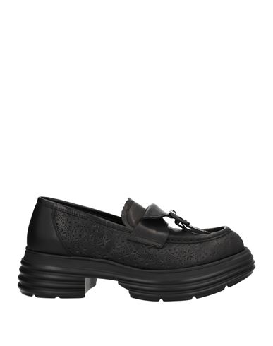 Mich E Simon Woman Loafers Black Size 11 Soft Leather