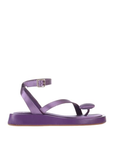 Gia Rhw Gia / Rhw Woman Thong Sandal Purple Size 5 Textile Fibers