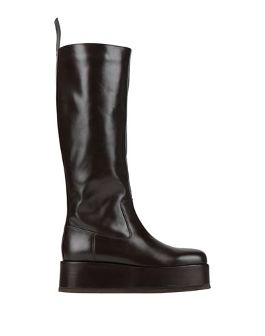 Gia Borghini Woman Knee Boots Dark Brown Size 9.5 Soft Leather