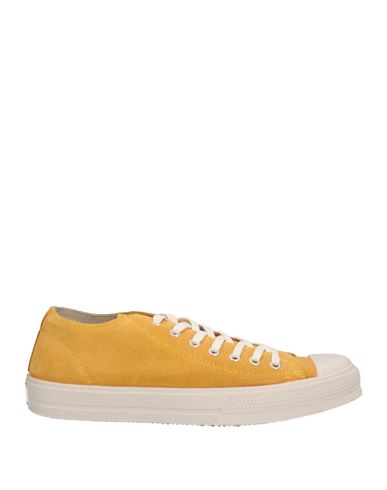 Marechiaro 1962 Man Sneakers Ocher Size 11 Soft Leather In Yellow