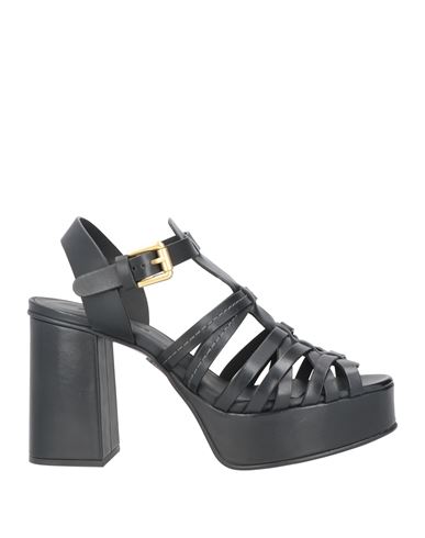 See By Chloé Woman Sandals Black Size 8 Soft Leather