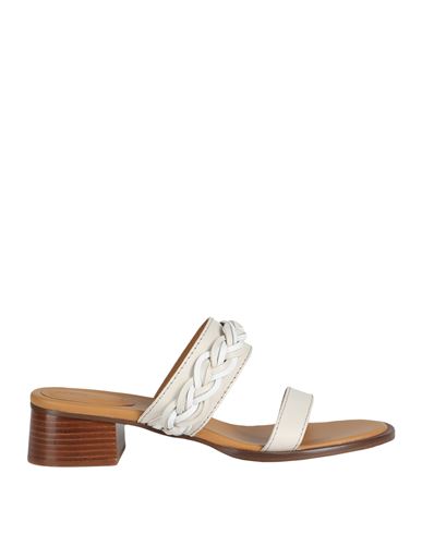 See By Chloé Woman Sandals Off White Size 8 Calfskin