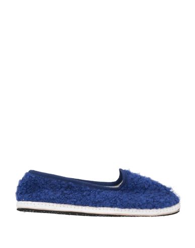 Lac Milano Woman Loafers Bright Blue Size 10 Textile Fibers