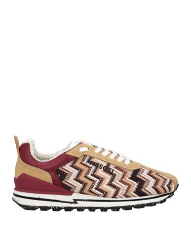 Missoni Woman Sneakers Burgundy Size 8 Textile Fibers In Red