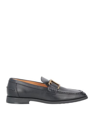 Tod's Woman Loafers Black Size 6 Soft Leather
