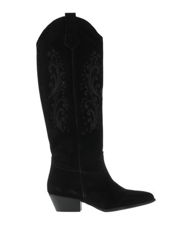 Ottod'ame Woman Boot Black Size 6 Leather