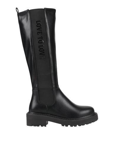 Gai Mattiolo Woman Knee Boots Black Size 11 Textile Fibers In Black