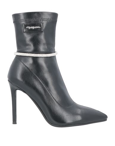 Gai Mattiolo Woman Ankle Boots Black Size 11 Textile Fibers