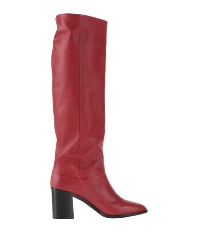Ottod'ame Woman Boot Brick Red Size 6 Soft Leather
