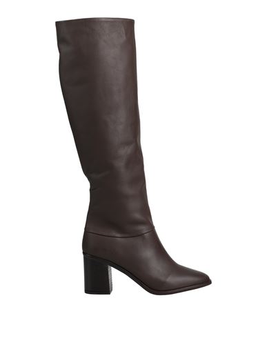 Ottod'ame Woman Boot Dark Brown Size 8 Soft Leather