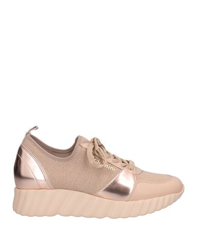 Baldinini Woman Sneakers Blush Size 5 Soft Leather, Textile Fibers In Pink