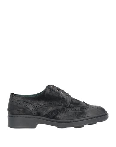 Shop Angelo Pallotta Man Lace-up Shoes Black Size 9 Soft Leather