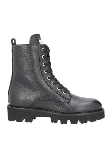 Philipp Plein Woman Ankle Boots Black Size 11 Soft Leather
