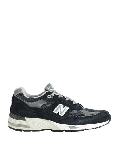 Shop New Balance Made In Uk 991v1 Woman Sneakers Midnight Blue Size 8 Soft Leather, Textile Fibers