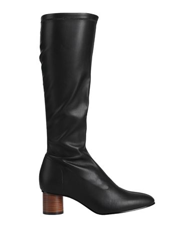 Anna Baiguera Woman Knee Boots Black Size 11 Textile Fibers