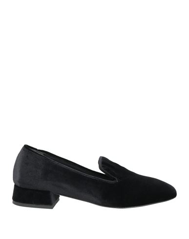 Mariuccia Woman Loafers Black Size 7 Textile Fibers
