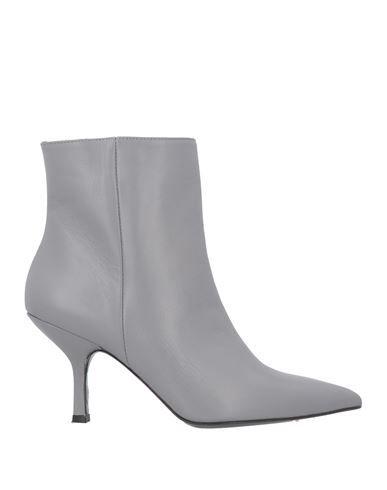 Ncub Woman Ankle Boots Grey Size 7 Soft Leather