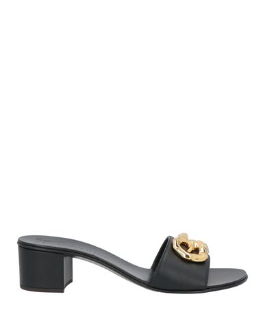 Giuseppe Zanotti Woman Sandals Black Size 11 Soft Leather