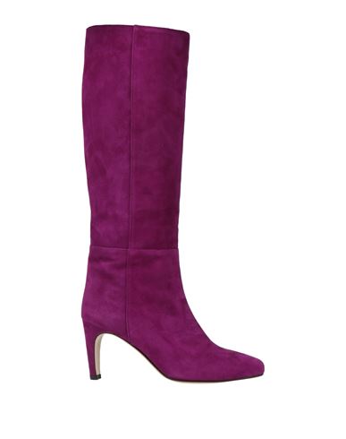 Ninni Woman Knee Boots Purple Size 6 Soft Leather