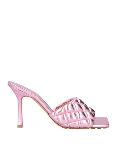 Shop Bottega Veneta Woman Sandals Pink Size 6.5 Soft Leather