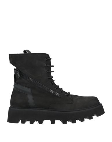 Bruno Bordese Man Ankle Boots Black Size 11 Soft Leather