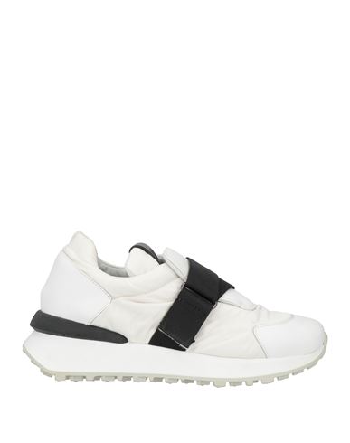 Ixos Woman Sneakers White Size 9 Soft Leather, Textile Fibers