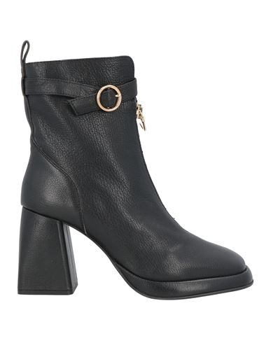 Emanuélle Vee Woman Ankle Boots Black Size 5 Soft Leather