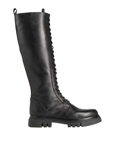 Ottod'ame Woman Boot Black Size 11 Leather