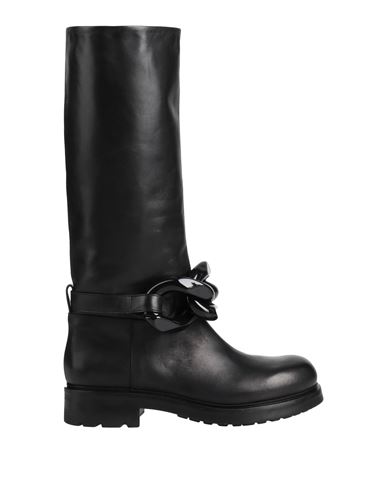 Elena Iachi Woman Knee Boots Black Size 11 Soft Leather