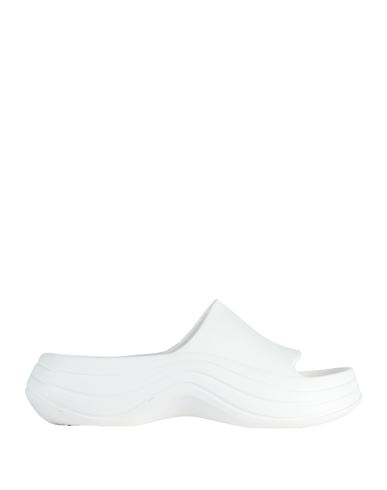 Topshop Woman Sandals White Size 8-9 Eva (ethylene - Vinyl - Acetate)