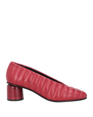 Halmanera Woman Pumps Red Size 9 Soft Leather