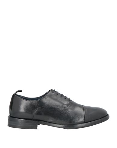 Calpierre Man Lace-up Shoes Black Size 8 Soft Leather