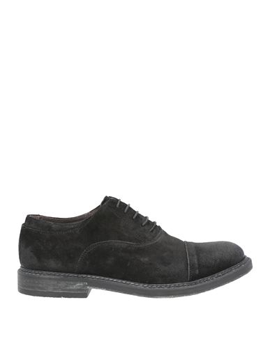 Berna Man Lace-up Shoes Black Size 12 Soft Leather