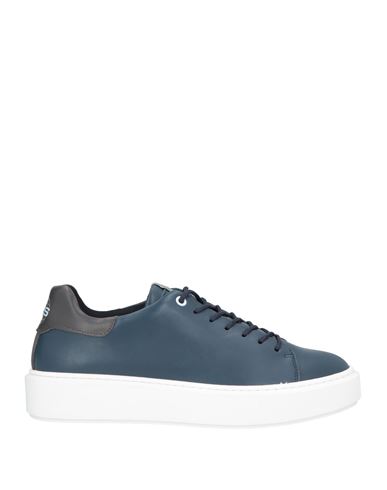 Cesare Paciotti 4us Man Sneakers Blue Size 11 Calfskin