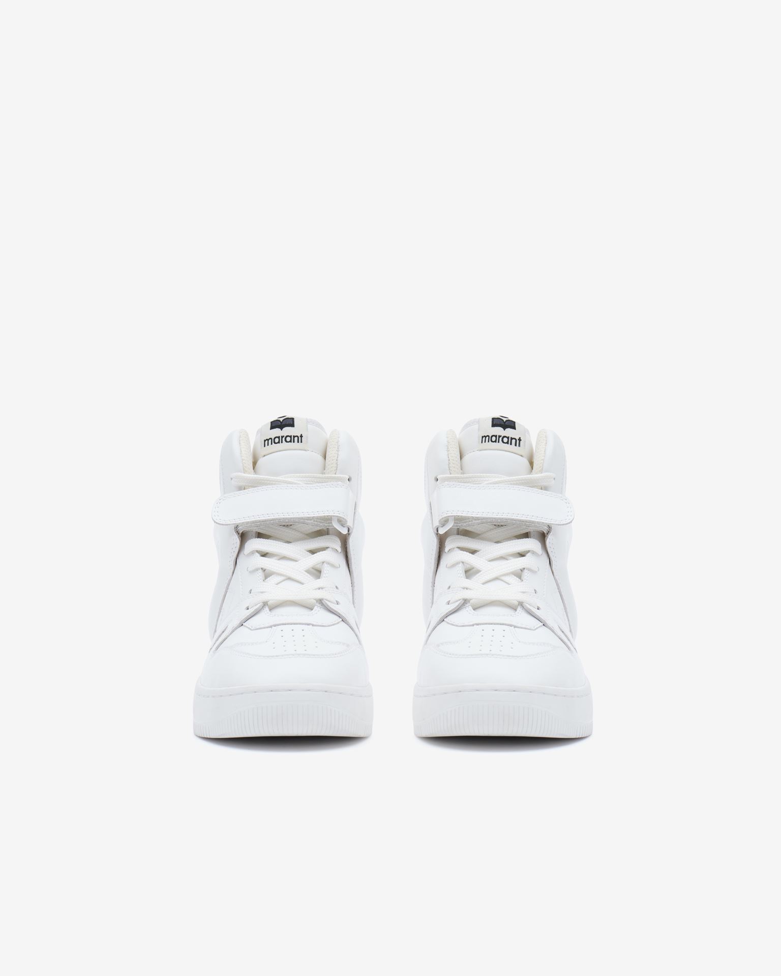 Isabel Marant Brooklee Leather Trainers In White
