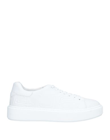Cesare Paciotti 4us Man Sneakers White Size 8 Calfskin