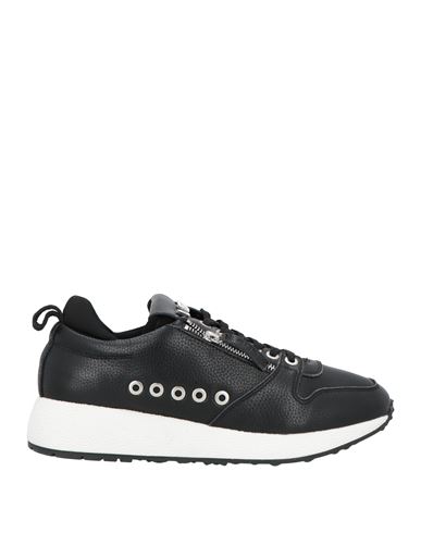 Cesare Paciotti 4us Man Sneakers Black Size 12 Soft Leather