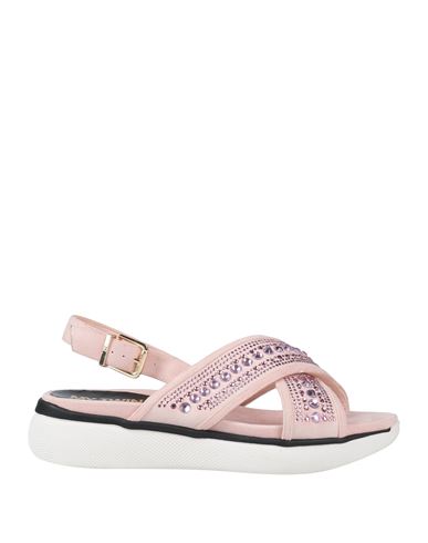 My Twin Twinset Woman Sandals Blush Size 7 Soft Leather In Pink