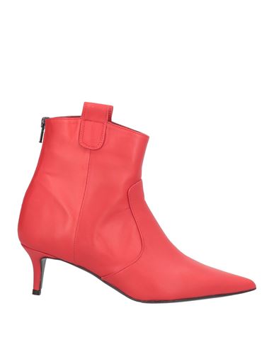 Marc Ellis Woman Ankle Boots Red Size 8 Soft Leather