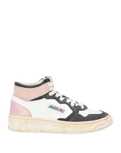 Autry Woman Sneakers Black Size 7 Soft Leather In Multi