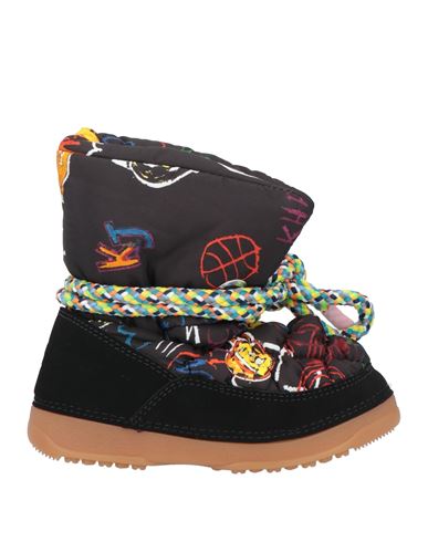 Khrisjoy Babies'  Toddler Girl Ankle Boots Black Size 10c Polyester, Polyurethane