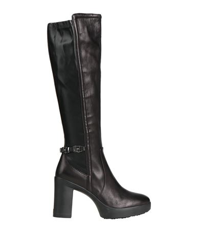 Liu •jo Woman Knee Boots Black Size 7 Soft Leather