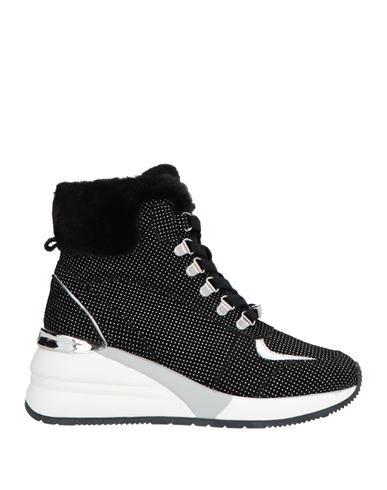 Liu •jo Woman Sneakers Black Size 7 Lambskin