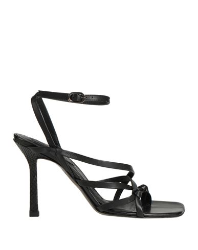 Ixos Woman Sandals Black Size 9 Soft Leather