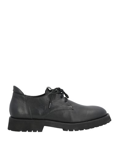 Ixos Man Lace-up Shoes Black Size 12 Soft Leather