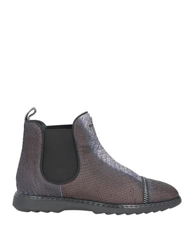 Giuseppe Zanotti Man Ankle Boots Deep Purple Size 14 Soft Leather