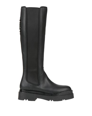 Liu •jo Woman Boot Black Size 8 Soft Leather